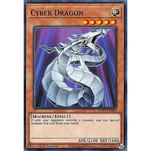 遊戯王 EGO1-EN009 サイバー・ドラゴン Cyber Dragon (英語版 1st 
