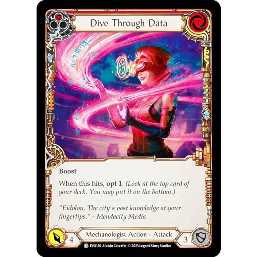 フレッシュ＆ブラッド EVO 189 Dive Through Data (C コモン) Bright