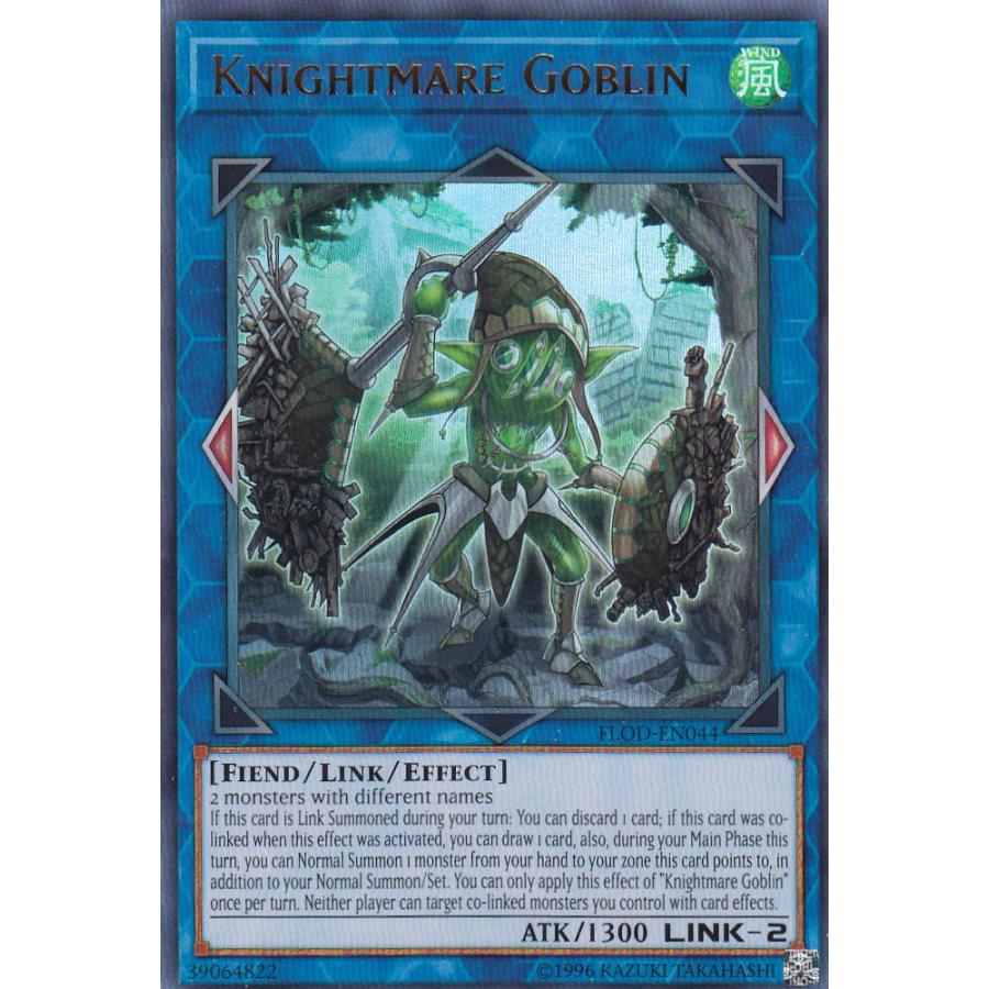 遊戯王 FLOD-EN044 トロイメア・ゴブリン Knightmare Goblin(英語版