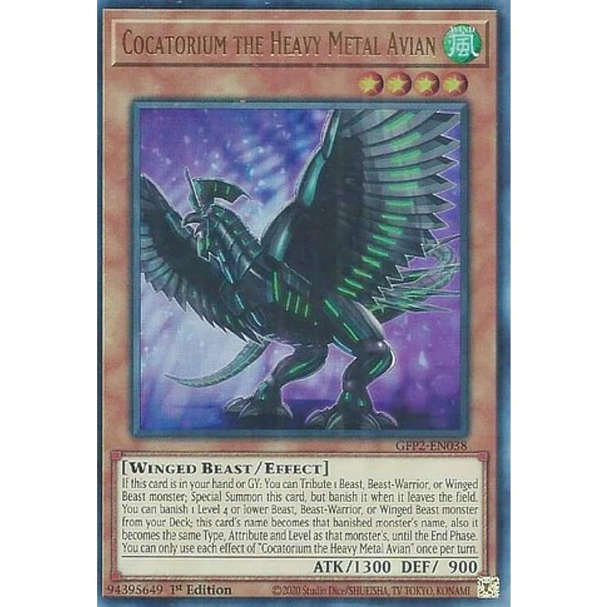 遊戯王 GFP2-EN038 超重禽属コカトリウム Cocatorium the Heavy Metal