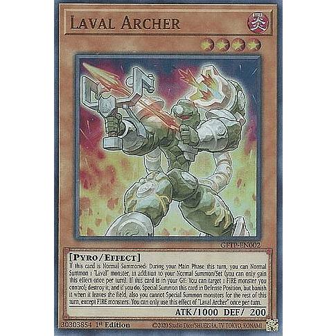 遊戯王 GFTP-EN002 ラヴァル・アーチャー Laval Archer (英語版 1st