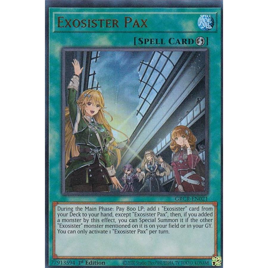 遊戯王 GRCR-EN021 エクソシスター・パークス Exosister Pax (英語版