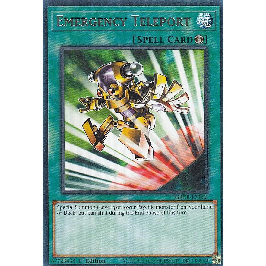 遊戯王 Grcr En055 緊急テレポート Emergency Teleport 英語版 1st Edition レア The Grand Creators Grcren1022tt055 トレカショップ Lead 通販 Yahoo ショッピング