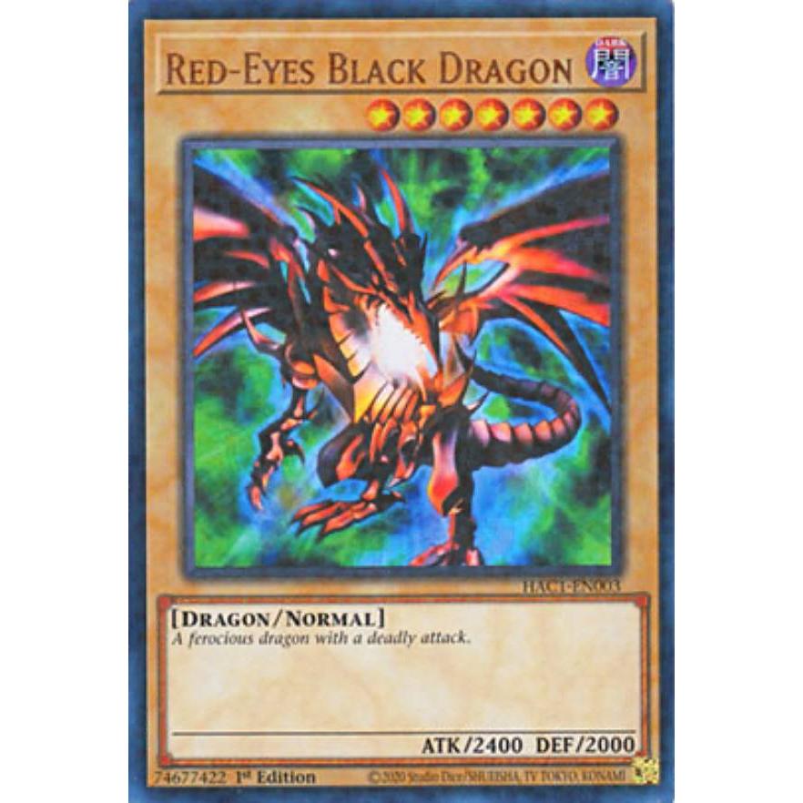 遊戯王 HAC1-EN003 真紅眼の黒竜 Red-Eyes Black Dragon (英語版 1st 
