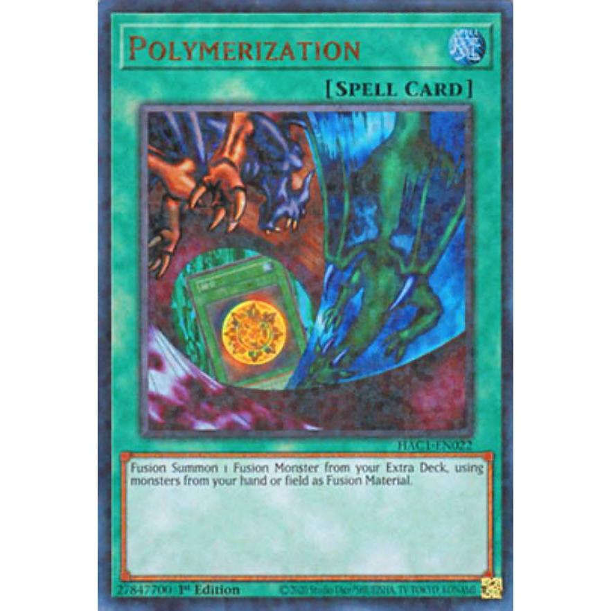遊戯王 HAC1-EN022 融合 Polymerization (英語版 1st Edition ウルトラ