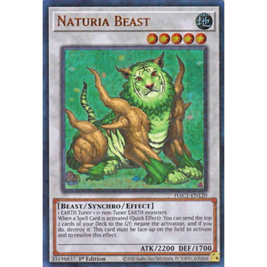 遊戯王 HAC1-EN120 ナチュル・ビースト Naturia Beast (英語版 1st 