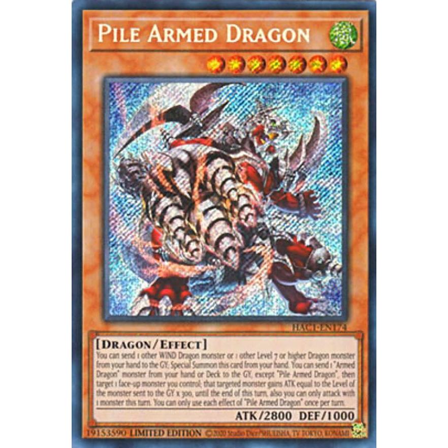 遊戯王 HAC1-EN174 パイル・アームド・ドラゴン Pile Armed Dragon