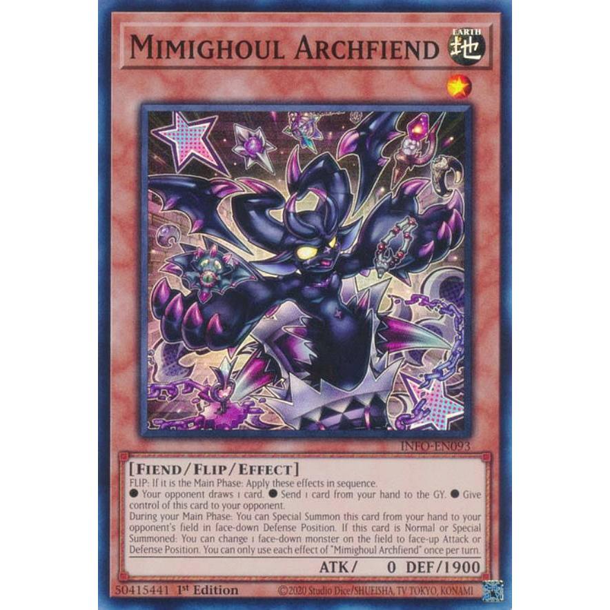 遊戯王 INFO-EN093 Mimighoul Archfiend (英語版 1st Edition