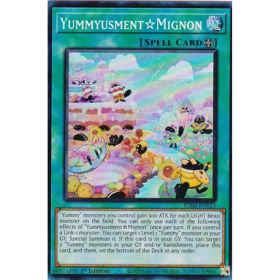 遊戯王 JUSH-EN022 ヤミー★スナッチー Yummy★Snatchy (英語版 1st Edition スターライトレア) Justice Hunters Yummy☆Snatchy - Ultra Rare DBJH-JP022 Justice Hunters