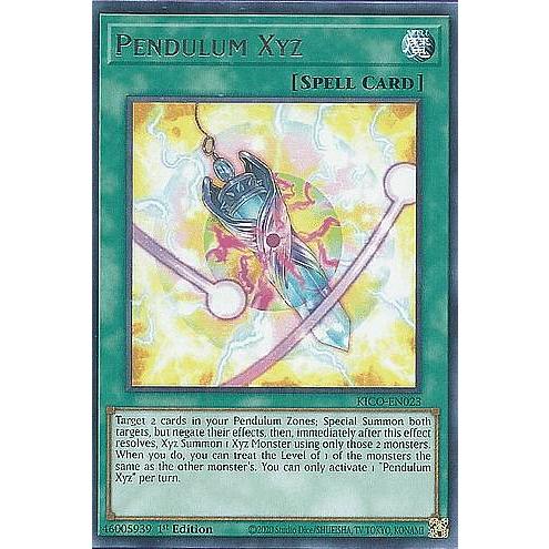 遊戯王 KICO-EN023 ペンデュラム・エクシーズ Pendulum Xyz (英語版
