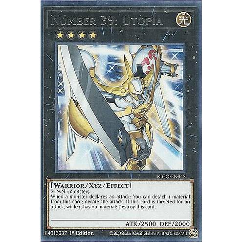 遊戯王 KICO-EN042 No．39 希望皇ホープ Number 39: Utopia (英語