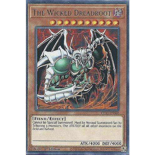 遊戯王 KICO-EN060 邪神ドレッド・ルート The Wicked Dreadroot (英語
