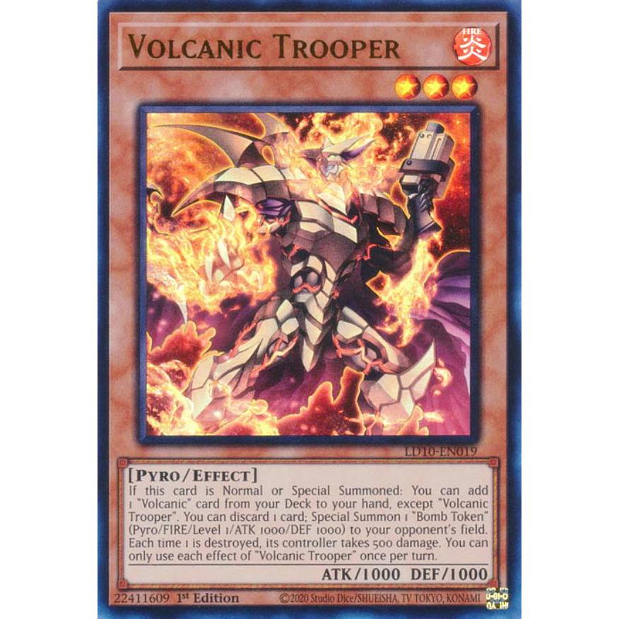 遊戯王 LD10-EN019 ヴォルカニック・トルーパー Volcanic Trooper 