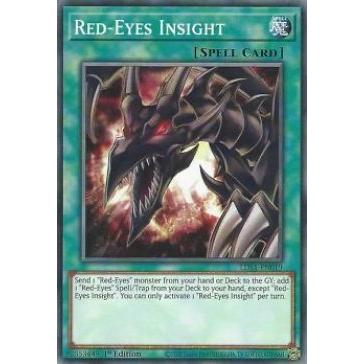 遊戯王 LDS1-EN019 レッドアイズ・インサイト Red-Eyes Insight (英語 