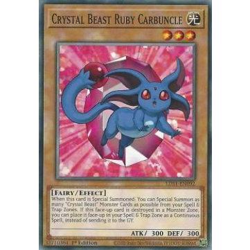 遊戯王 LDS1-EN092 宝玉獣 ルビー・カーバンクル Crystal Beast Ruby