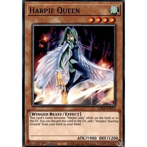 遊戯王 LDS2-EN072 ハーピィ・クィーン Harpie Queen (英語版 1st 