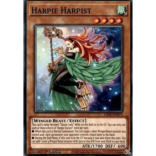 遊戯王 LDS2-EN075 ハーピィ・ハーピスト Harpie Harpist (英語
