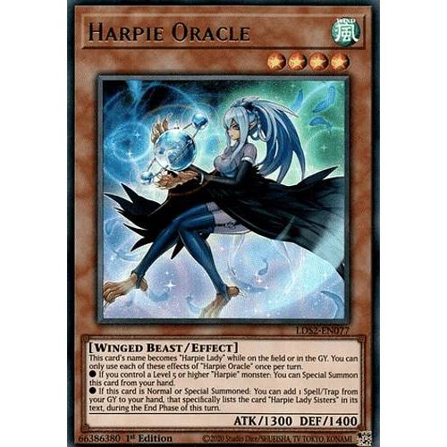 遊戯王 LDS2-EN077 ハーピィ・オラクル Harpie Oracle (英語版 1st