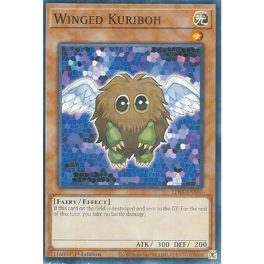 遊戯王 LDS3-EN100 ハネクリボー Winged Kuriboh (英語版 1st Edition