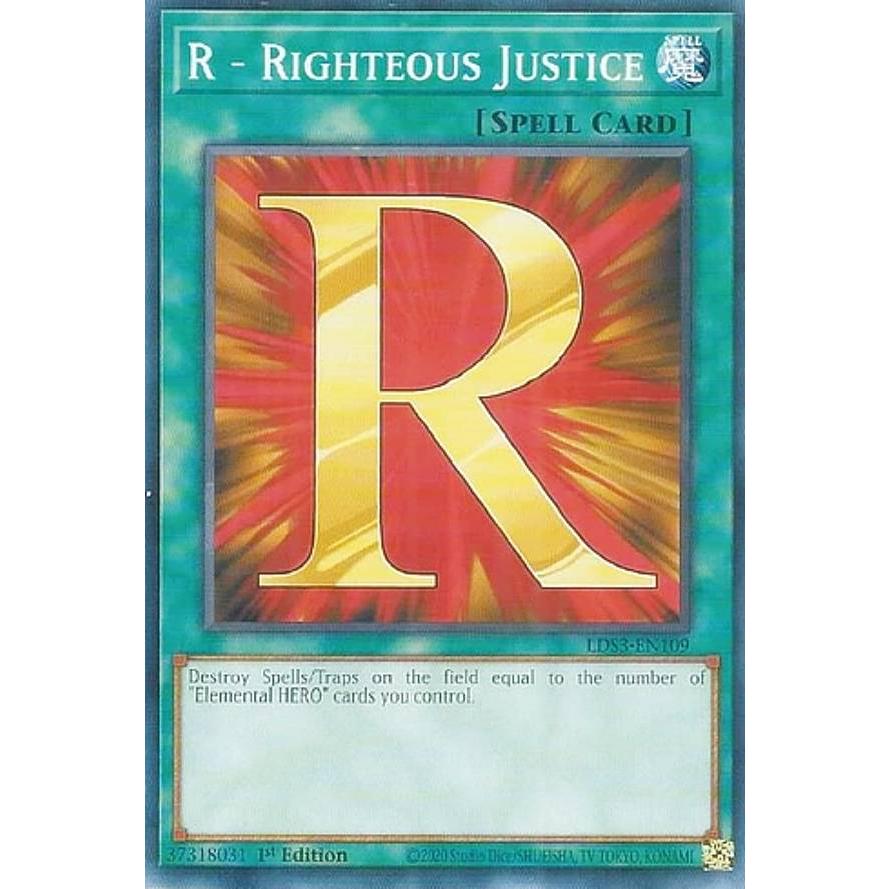 遊戯王 LDS3-EN109 R−ライトジャスティス R - Righteous Justice 