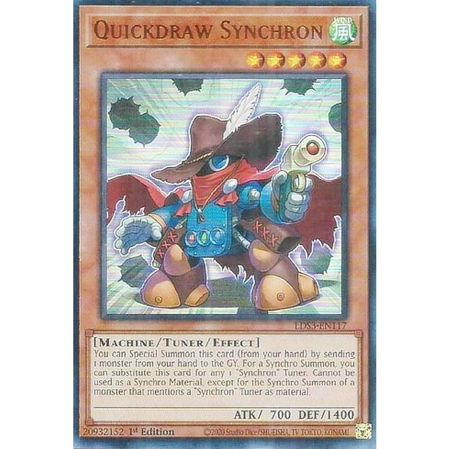 赤文字】遊戯王 LDS3-EN117 クイック・シンクロン Quickdraw Synchron