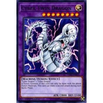 遊戯王 LED3-EN018 サイバー・ツイン・ドラゴン Cyber Twin Dragon