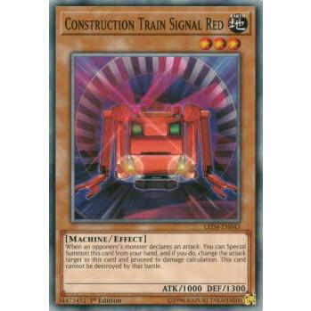 遊戯王 LED4-EN043 工作列車シグナル・レッド Construction Train