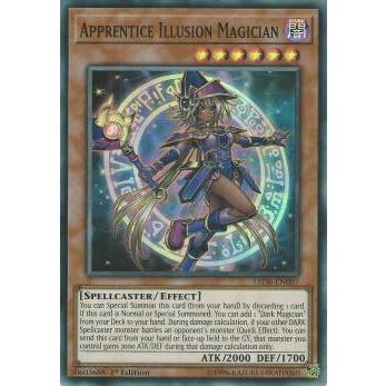 遊戯王 Led6 En007 幻想の見習い魔導師 Apprentice Illusion Magician 英語版 1st Edition スーパーレア Legendary Duelists Magical Hero Led6en1001tt008 トレカショップ Lead 通販 Yahoo ショッピング