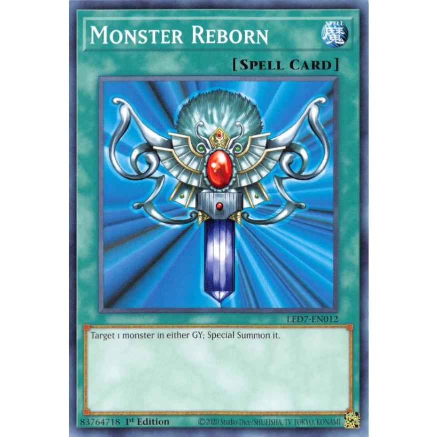 遊戯王 LED7-EN012 死者蘇生 Monster Reborn (英語版 1st Edition