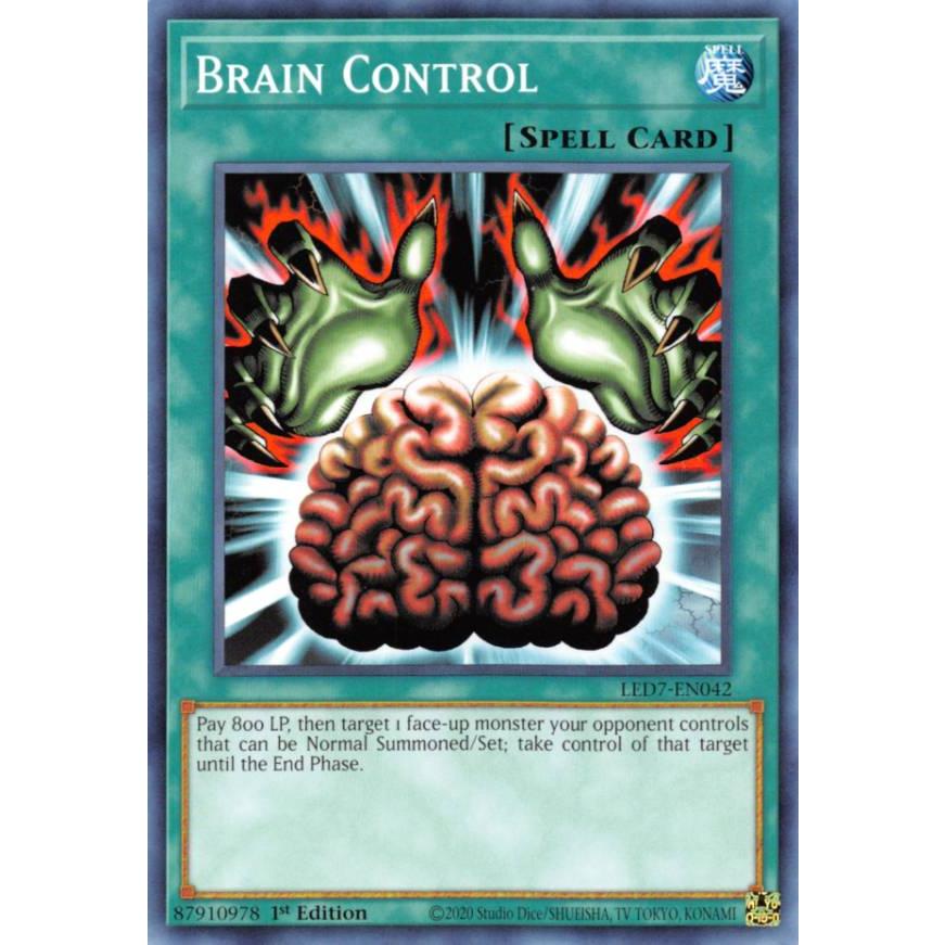 遊戯王 Led7 En042 洗脳 ブレインコントロール Brain Control 英語版 1st Edition ノーマル Legendary Duelists Rage Of Ra Ledtt042 トレカショップ Lead 通販 Yahoo ショッピング