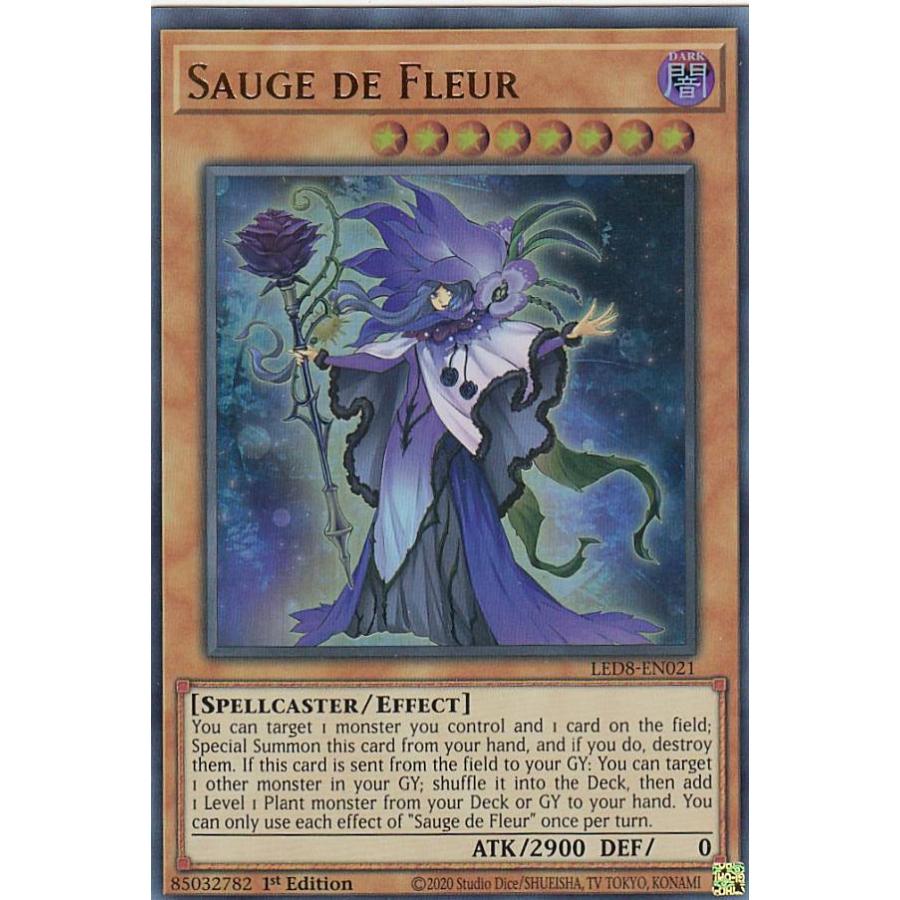 遊戯王 LED8-EN021 時花の賢者−フルール・ド・サージュ Sauge de 