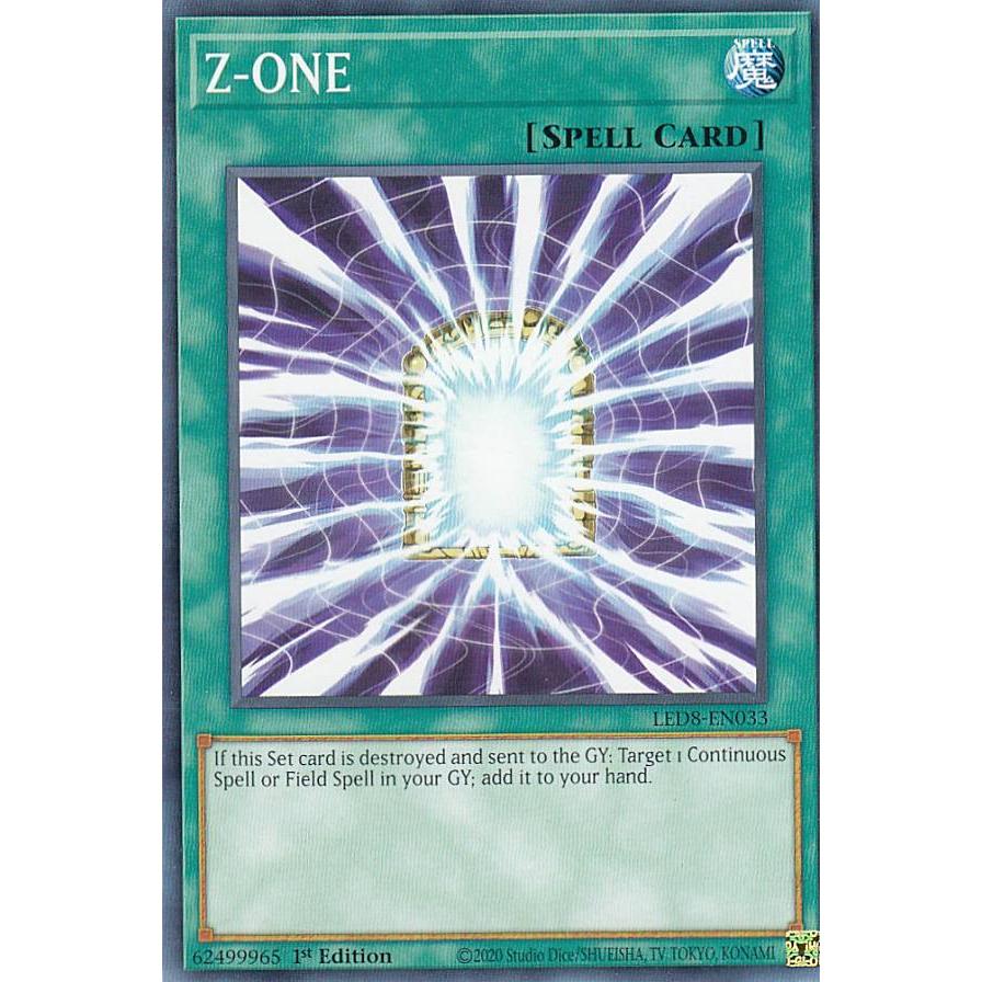 遊戯王 LED8-EN033 Z−ONE Z-ONE (英語版 1st Edition ノーマル