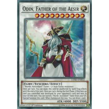 遊戯王 LEHD-ENB32 極神聖帝オーディン Odin, Father of the