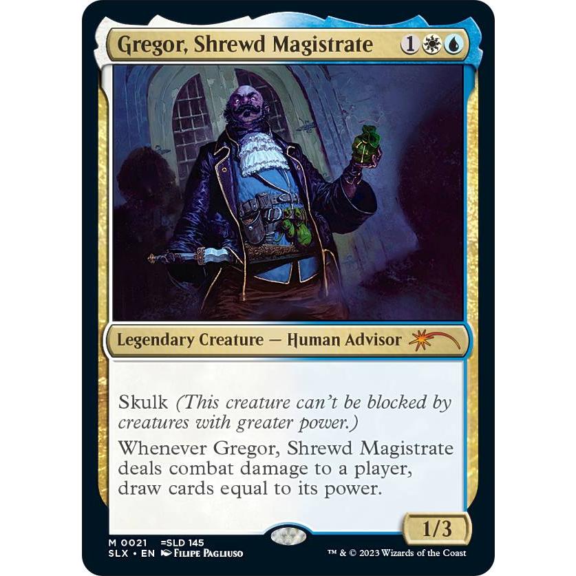 マジックザギャザリング SLX EN Gregor, Shrewd Magistrate (英語版