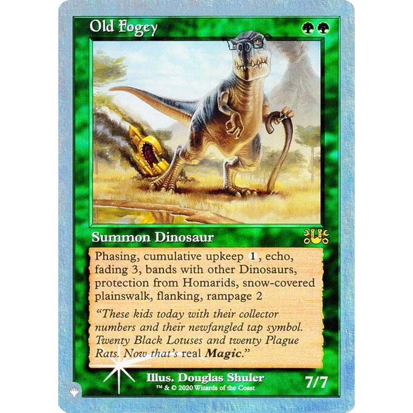 FOIL】マジックザギャザリング UND Old Fogey (英語版 レア) The List