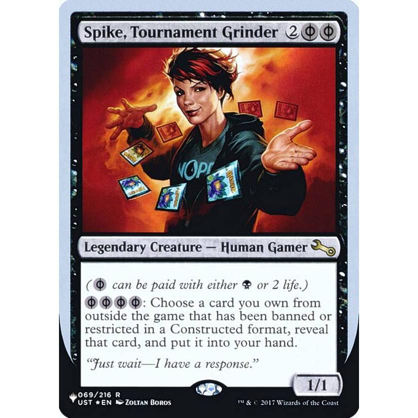 【FOIL】マジックザギャザリング UST Spike, Tournament Grinder (英語版 レア) The List ザ・リスト