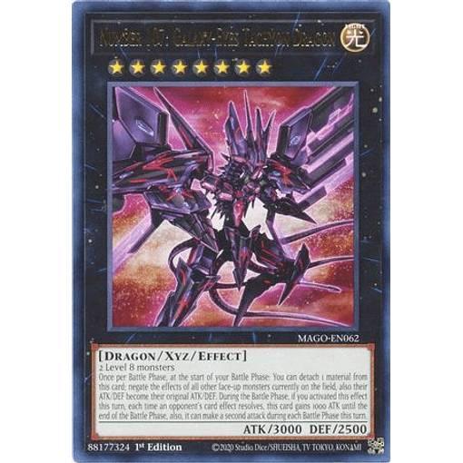遊戯王 Mago En062 ｎｏ １０７ 銀河眼の時空竜 Number 107 Galaxy Eyes Tachyon Dragon 英語版 1st Edition レア Maximum Gold Mago1311tt062 トレカショップ Lead 通販 Yahoo ショッピング