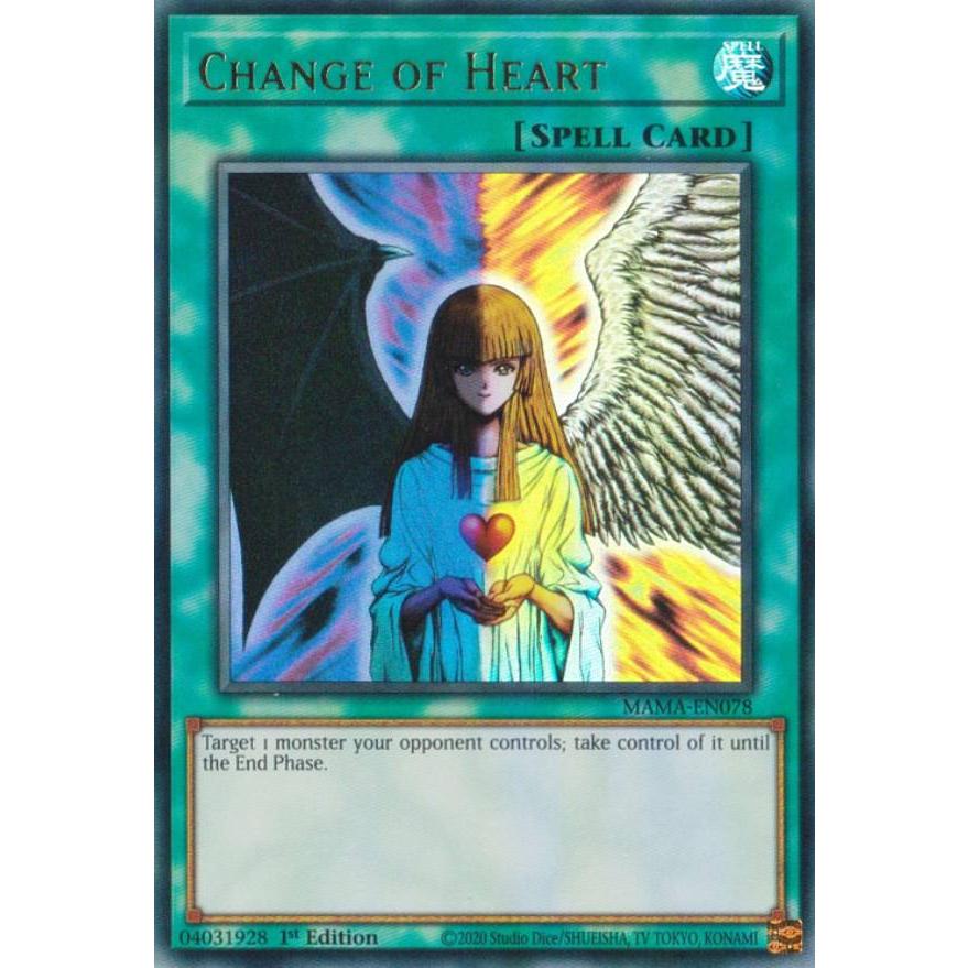 遊戯王 MAMA-EN078 心変わり Change of Heart (英語版 1st