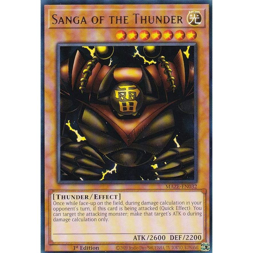 遊戯王 MAZE-EN032 雷魔神−サンガ Sanga of the Thunder (英語 遊戯王 MAZE-EN032 雷魔神−サンガ Sanga of the Thunder (英語