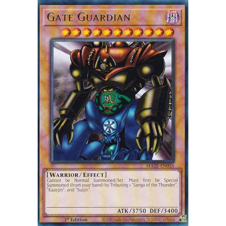 遊戯王 MAZE-EN035 ゲート・ガーディアン Gate Guardian (英語版 1st