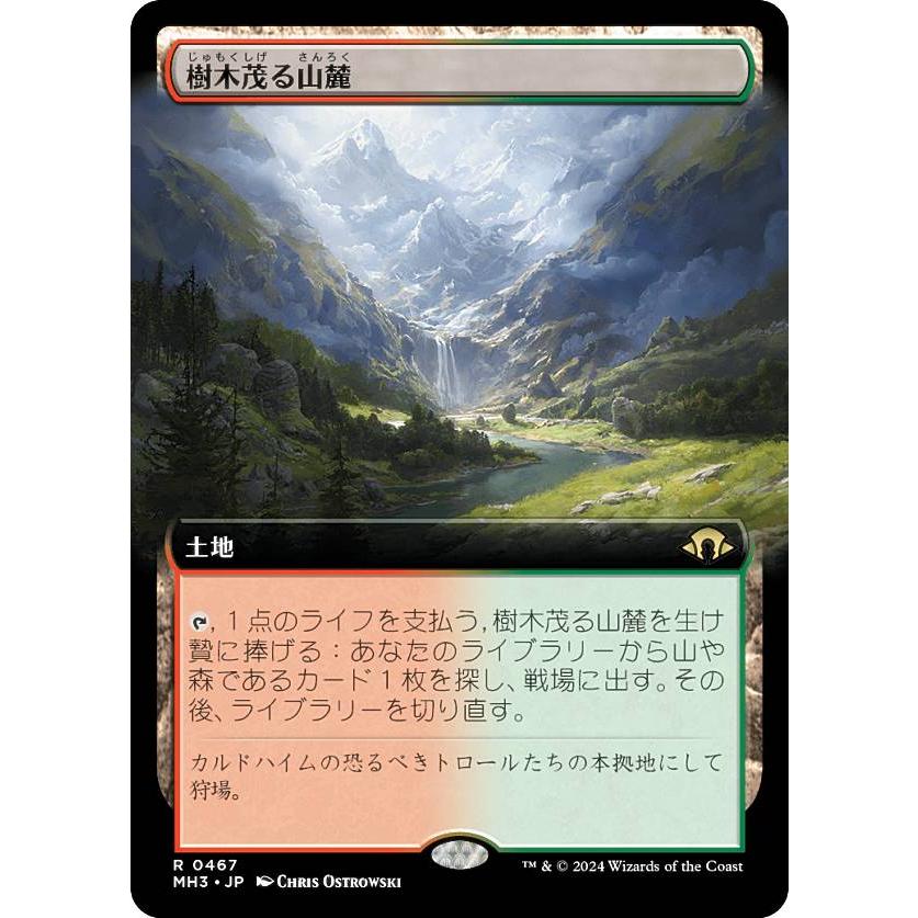 樹木茂る山麓 3枚セット マジック：ザ・ギャザリング 【公式通販】