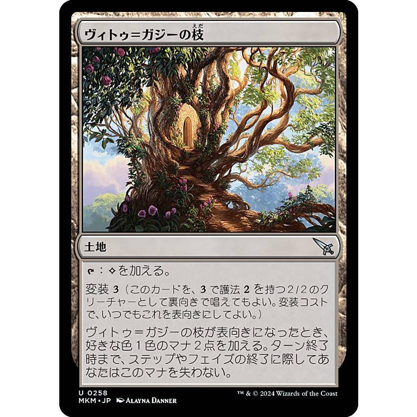 マジックザギャザリング MKM JP 0258 ヴィトゥ＝ガジーの枝 (日本語版