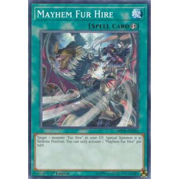 遊戯王 MP19-EN255 烈風の空牙団 Mayhem Fur Hire (英語版 1st Edition