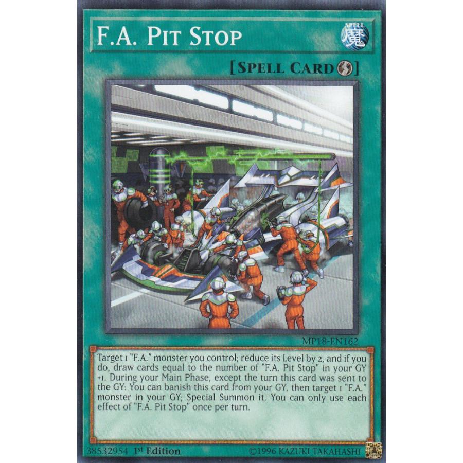 遊戯王 MP18-EN162 F.A.ピットストップ F.A. Pit Stop (英語版 1st Edition ノーマル) 2018 MEGA-Tins | 