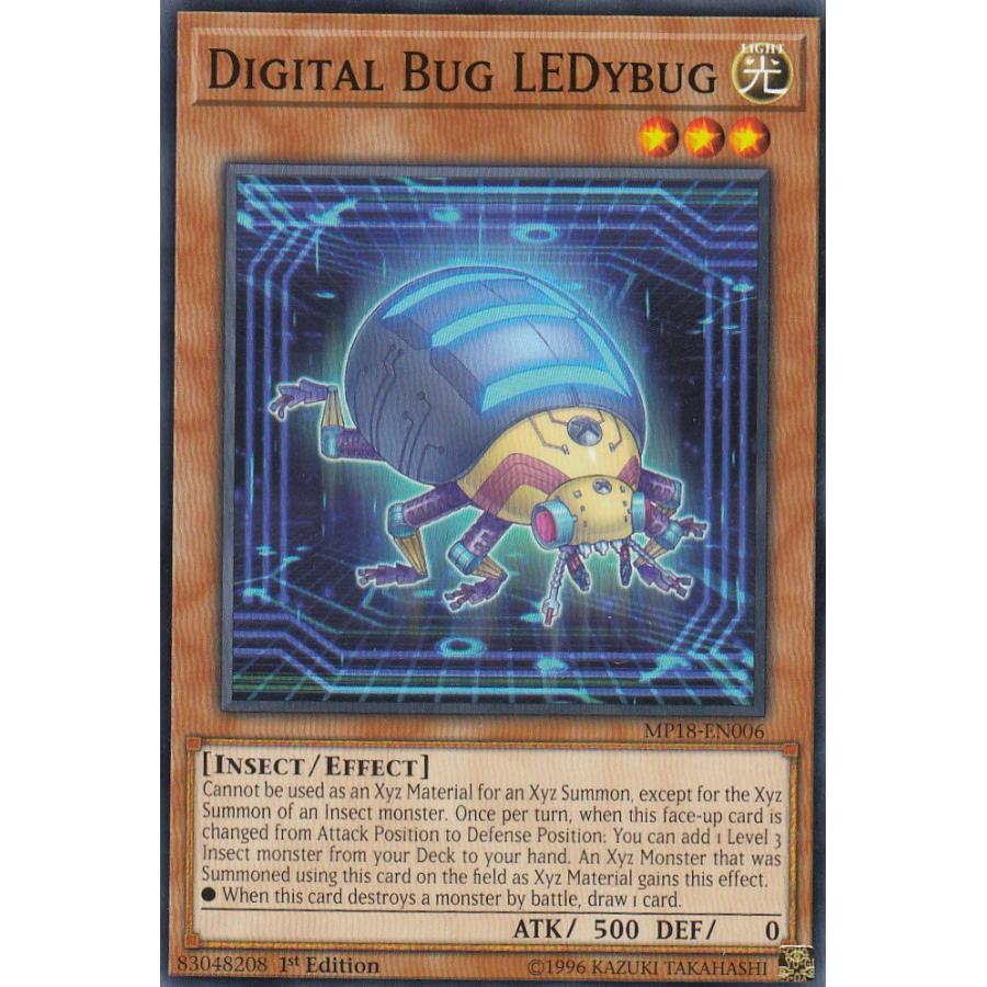 遊戯王 Mp18 En006 電子光虫 Ledバグ Digital Bug Ledybug 英語版 1st Edition ノーマル 18 Mega Tins Mp18tt6 トレカショップ Lead 通販 Yahoo ショッピング