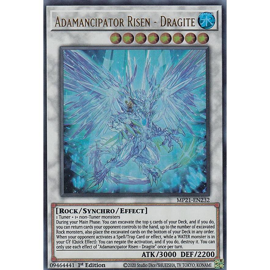 遊戯王 MP21-EN232 魔救の奇跡−ドラガイト Adamancipator Risen