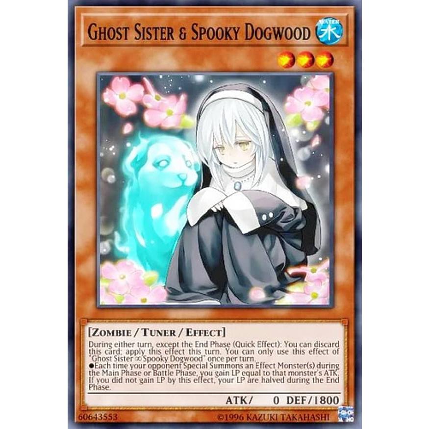Ghost Sister & Spooky Dogwood Carta Yugioh! Secret Rare