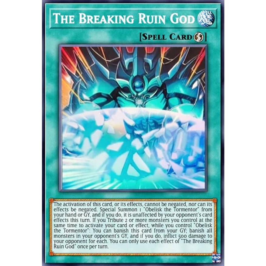 遊戯王 MP22-EN274 粉砕せし破壊神 The Breaking Ruin God (英語版 1st