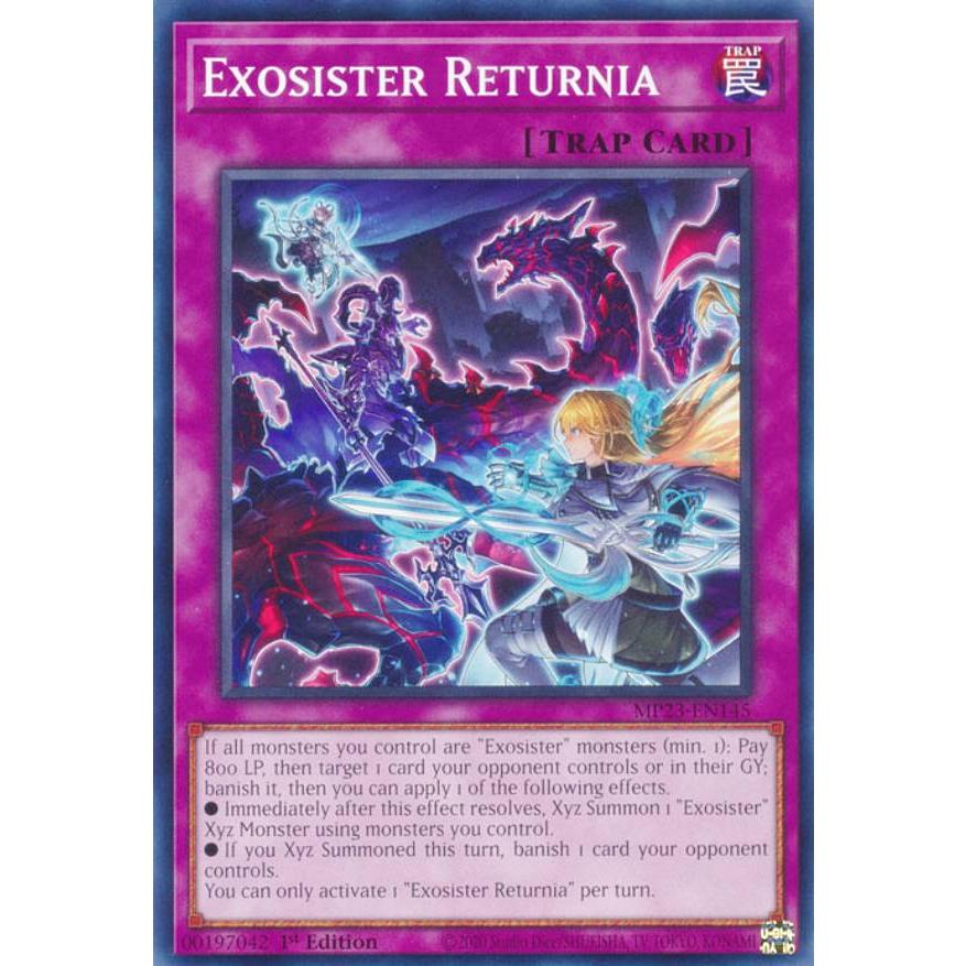 遊戯王 MP23-EN145 エクソシスター・リタニア (英語版 1st Edition 