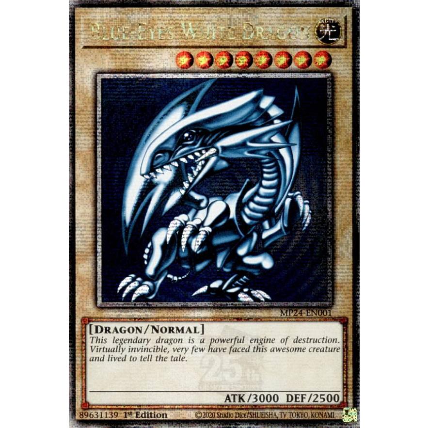 遊戯王 MP24-EN001 青眼の白龍 (英語版 1st Edition 25th クォーター